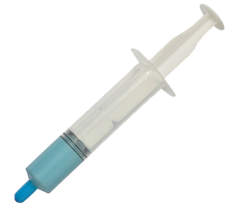 HY324 5g Blue Thermal Gel in the Syringe