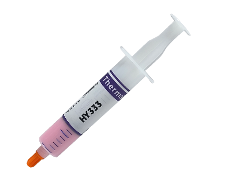HY333 pink silicone thermal gel 20g in the syringe