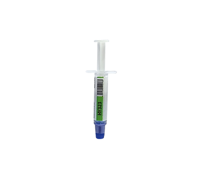 HY323 blue silicone thermal gel 1g in the short syringe